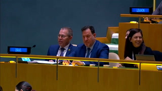 Israeli delegation caught laughing during UN vote on Palestine 