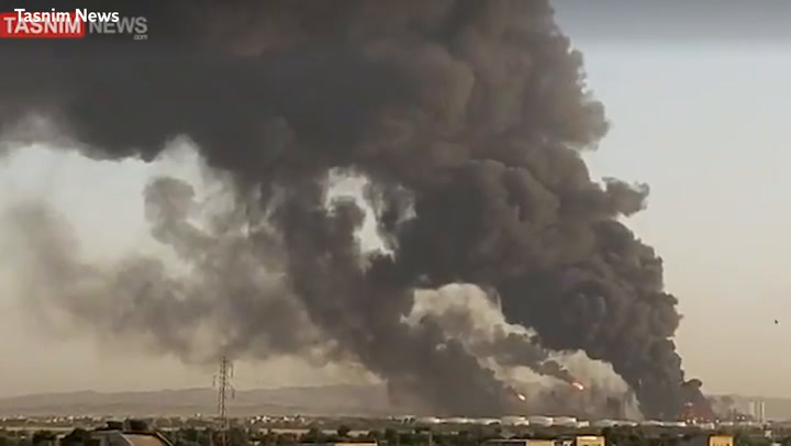 Fire breaks out at Tehran oil refinery