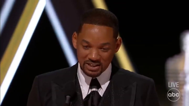 Reacción emotiva de Will Smith a la victoria de los Oscar y Chris Rock