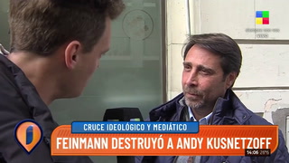 Eduardo Feinmann marcó sus diferencias con Andy Kusnetzoff: "Es una persona falsa y oscura"