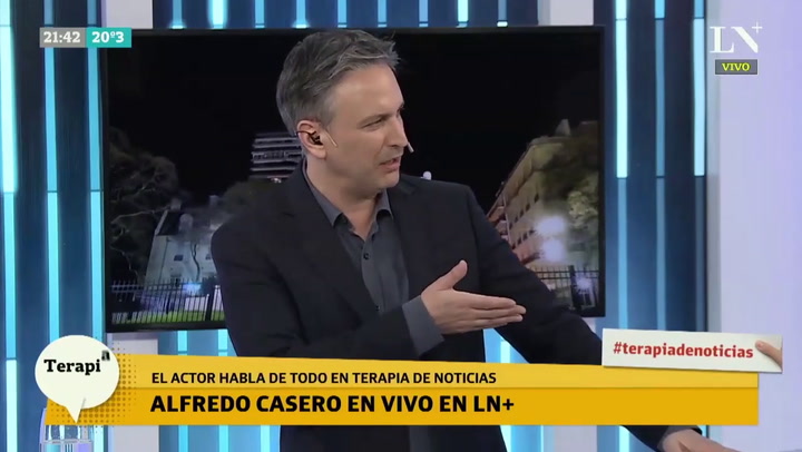 Alfredo Casero: 'Cuando vos me queres tocar la republica, yo voy a saltar'