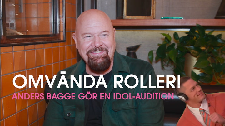 Ombytta roller – Anders Bagge gör en Idol-audition