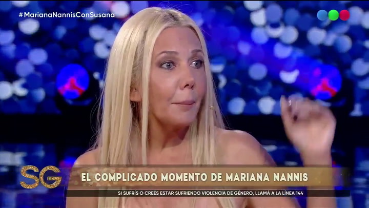 Mariana Nannis y una serie de fuertes acusaciones contra Claudio Caniggia - Fuente: Telefé