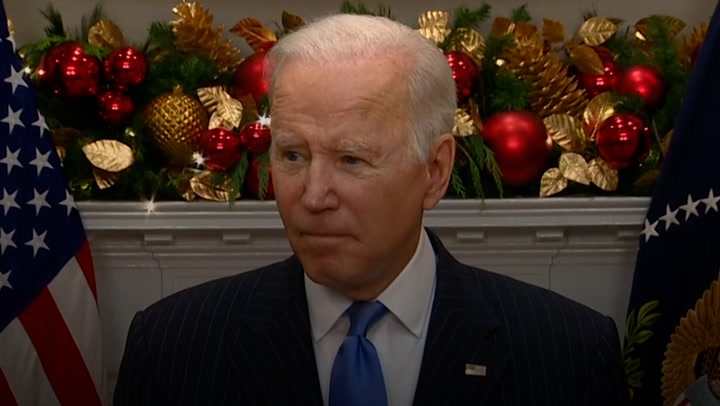 Biden says omicron variant reaching US ‘almost inevitable’