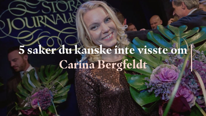5 saker du kanske inte visste om Carina Bergfeldt