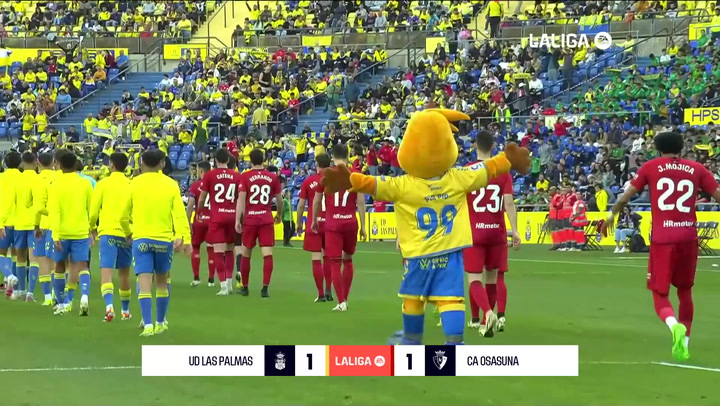 Las Palmas 1-1 Osasuna: resumen y goles | LaLiga EA Sports (J26)