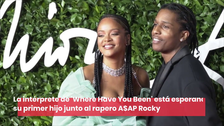 Rihanna, embarazada de su primer hijo con A$AP Rocky