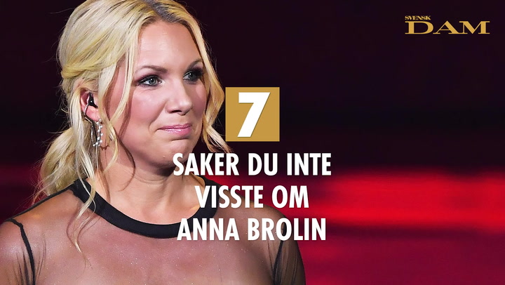 7 saker du inte visste om Anna Brolin