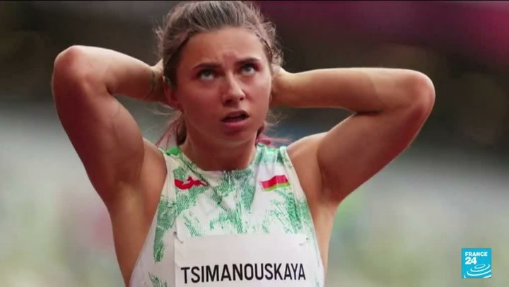 Belarusian sprinter Tsimanouskaya leaves Tokyo for Austria