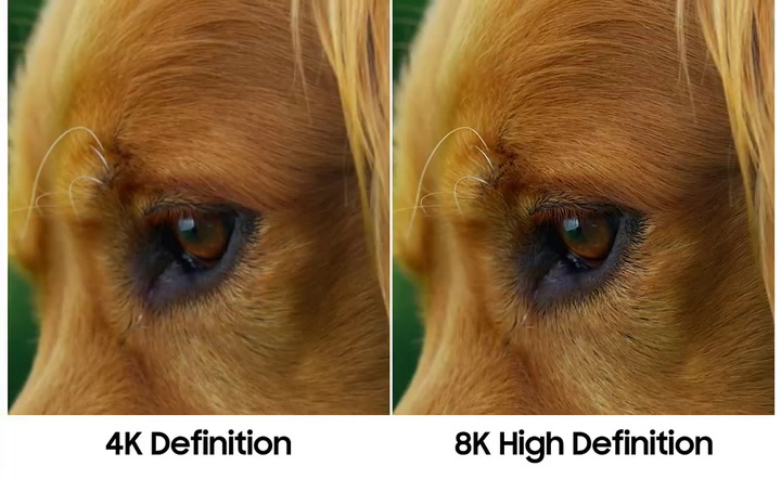 Diferencia de calidad entre el 4K y el 8K