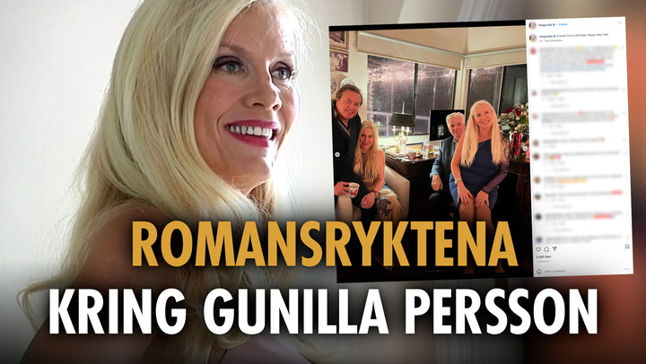Romansryktena kring Gunilla Persson – nu avslöjar Hollywoodfrun
