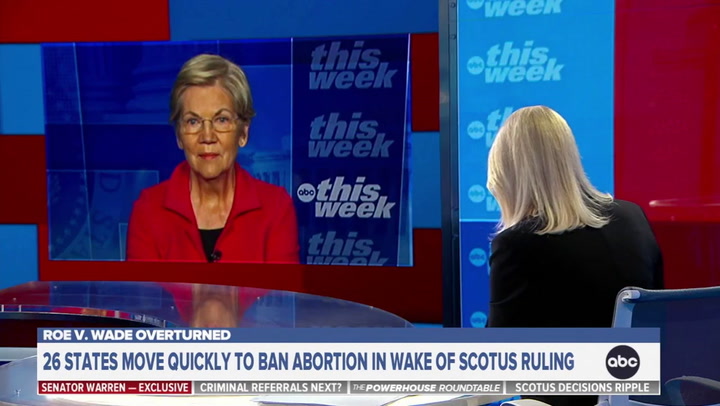 Warren: Biden Needs to Make 'Federal Lands in Place Where Abortions Can Occur'