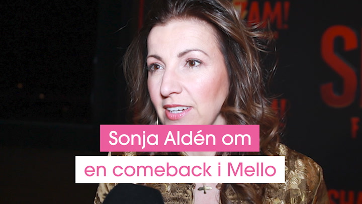 Sonja Aldén om en comeback i Melodifestivalen