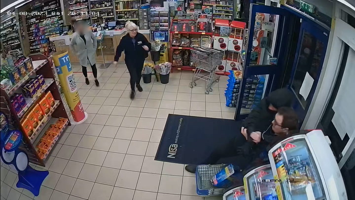 Shopkeeper tackles attempted beer thief