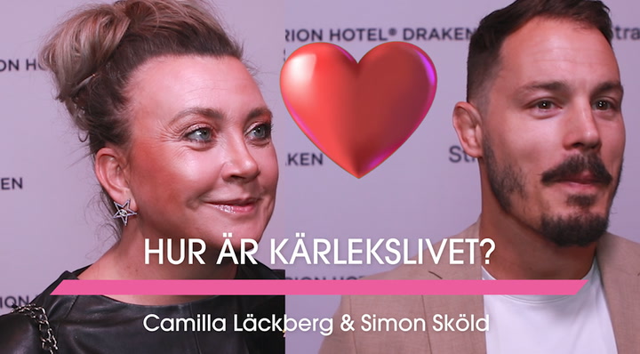 Här rankar Camilla Läckberg och Simon Sköld sitt kärleksliv