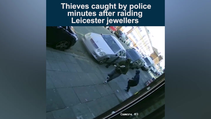 Thieves caught by police after stealing thousands from Leicester jewellery shop