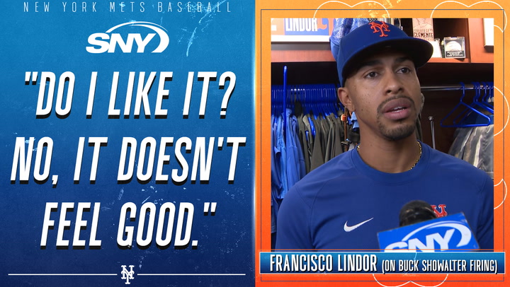 Francisco Lindor's daughter calls for Mets' Buck Showalter: video