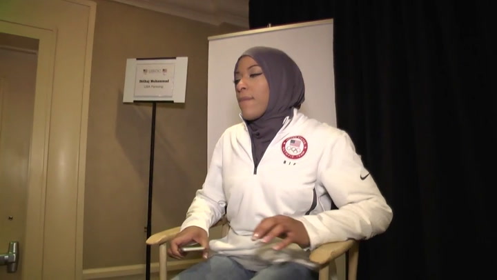 Primera atleta de EEUU con velo musulmán competirá en Rio