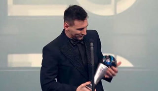 Messi ganó el premio a mejor jugador del mundo