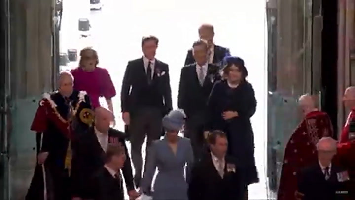 Harry ingresó a la Abadía de Westminster
