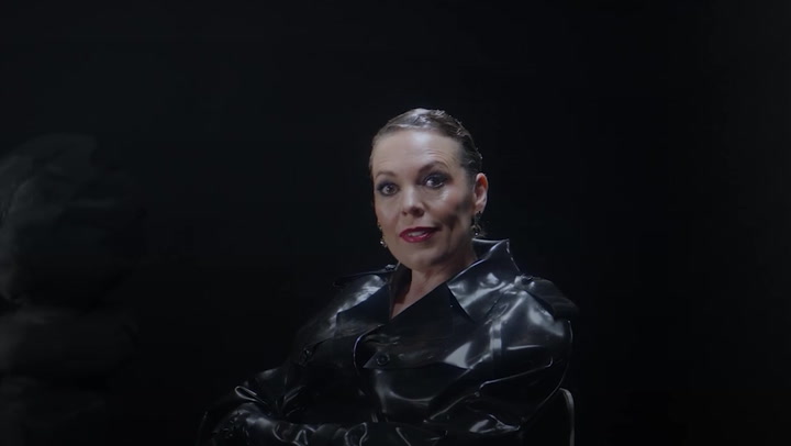 Latex-clad Olivia Colman stars as oil executive in Richard Curtis's climate change campaign