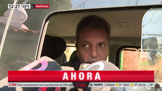 Sergio Massa, tras la reunión con Alberto Fernández en Olivos: "El miércoles vamos a anunciar un conjunto de medidas"