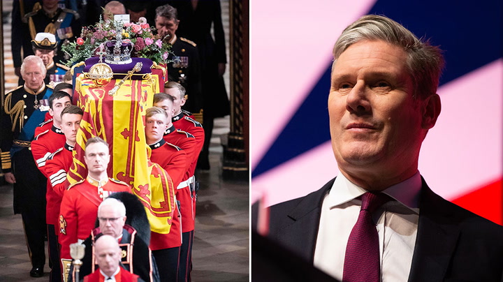 Keir Starmer opens the Labour’s annual conference with a tribute to the late Queen