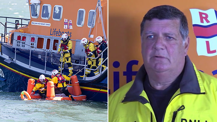 RNLI crew member recalls how 'screams' of rescued migrant stayed with him