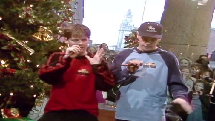 Ant and Dec perform Christmas song as PJ & Duncan in 1994 This Morning episode