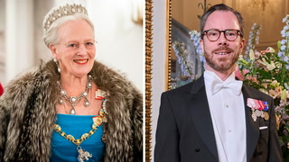 Se gæsternes festlige ankomst til dronningens nytårsfest på Amalienborg: Jakob Ellemann-Jensen tog et chassé til højre