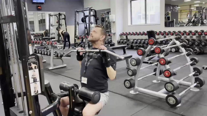 Man who underwent world’s first double arm transplant can now drive and go to the gym