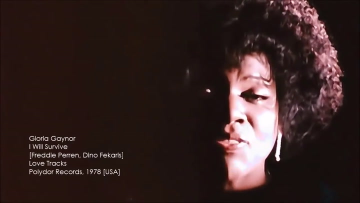 Gloria Gaynor - I will survive (1978) - Fuente: YouTube
