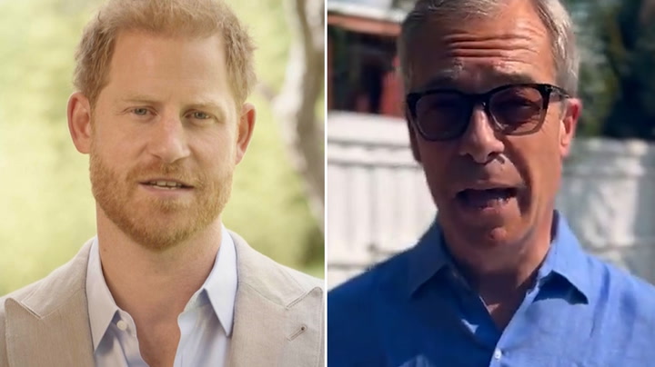 Prince Harry's future in US after Trump interview questioned by Nigel Farage