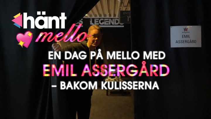 TV: Följ med Emil Assergård en dag bakom kulisserna på Mello