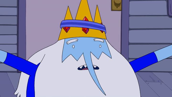 Child Cartoon TV Show Adventure Time Evil Villain Ice King Magic Wizard Costume 