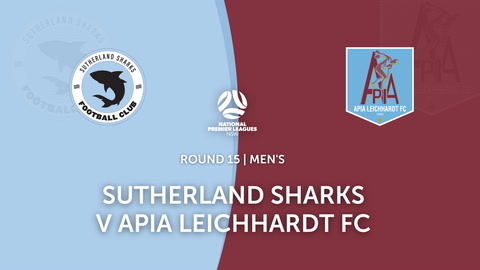 Round 15 - NPL NSW Sutherland Sharks FC v Apia Leichhardt FC