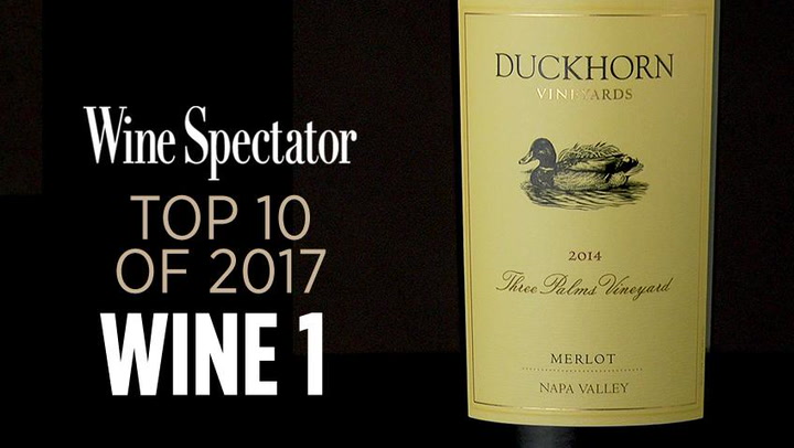 Top 10 of 2017 Revealed: #1 Duckhorn Three Palms Vineyard Merlot