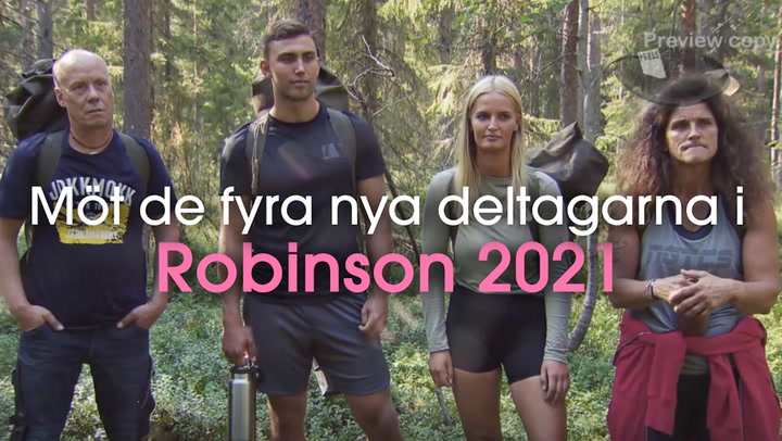 TV: Möt de fyra nya deltagarna i Robinson 2021