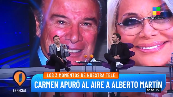 Carmen Barbieri apuró en vivo a Alberto Martín: 'No hay tiempo que perder' - Fuente: América