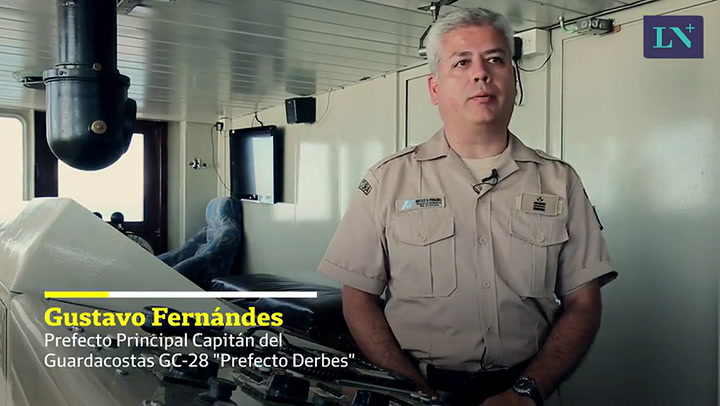 Cómo el Guardacostas GC-28 “Prefecto Derbes” patrulla el espacio marítimo argentino