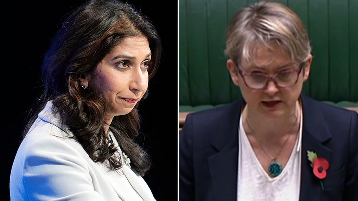 Yvette Cooper calls for Suella Braverman to be sacked after comments on Met police bias