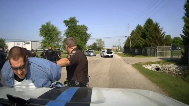 Bodycam footage shows moment police capture Alabama fugitive Casey White 
