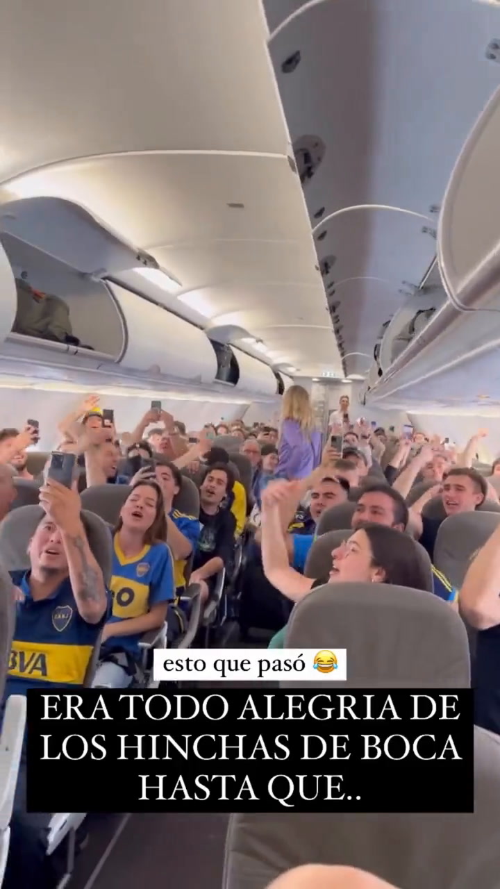 Un grupo de hinchas de Boca viajó a Río de Janeiro para ver la final y un detalle sobre el piloto del avión sorprendió a todos