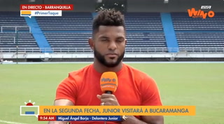 Borja y el interés de River: "Quiero seguir en Junior"