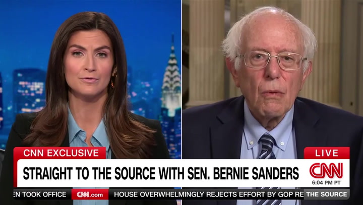 Sanders on How Israel Should Defeat Hamas: It's 'Difficult' But You Can't 'Destroy the Entire People' in the Area