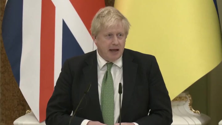 Russian invasion a ‘clear and present danger’ to Ukraine, says Johnson