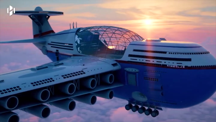 Video shows what a bizarre nuclear-powered ‘flying hotel’ could look like
