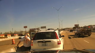 Driver choking on gum on Texas highway saved by police officer