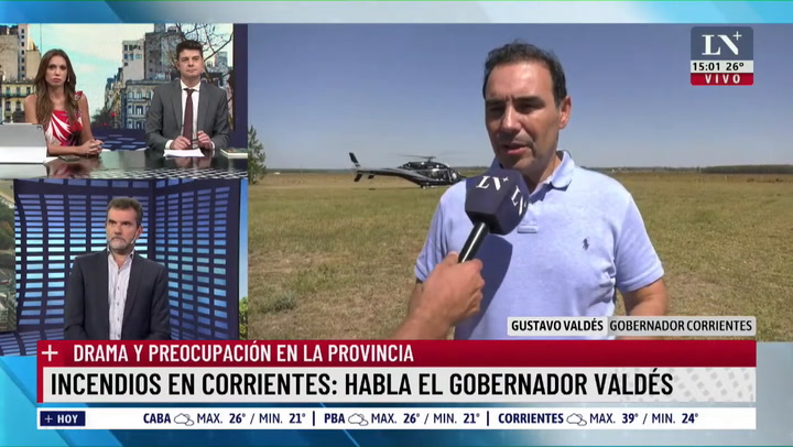 El gobernador Gustavo Valdés informó que Alberto Fernández viajará a Corrientes