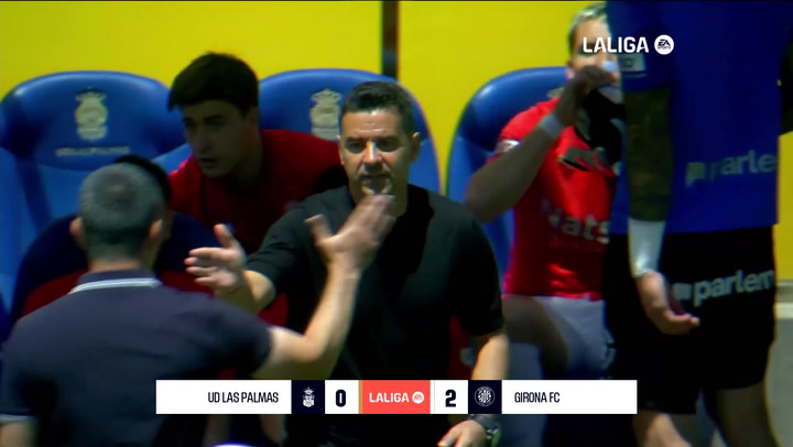 UD Las Palmas 0-2 Girona FC: resumen y goles | LaLiga EA Sports (J33)